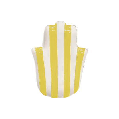 Coupelle main rayée kaki