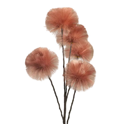 Branchage à pompons - Amarante