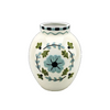 Vase Yoshi - Crème bleu et vert