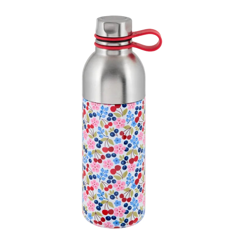 Trousse de toilette cerises GM - Rouge, rose et bleu