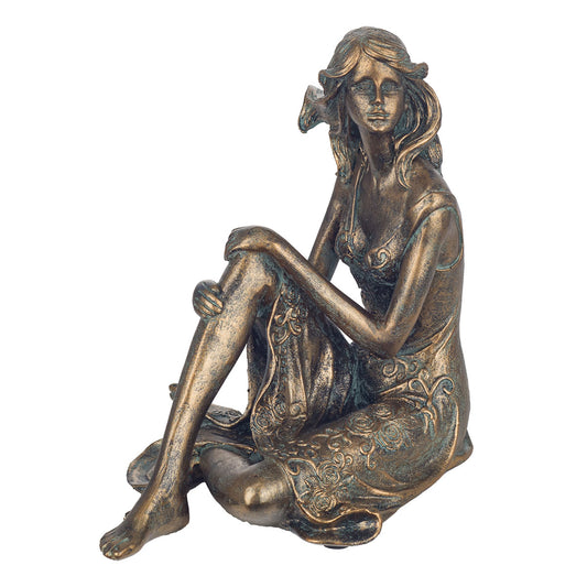 Statuette Femme - Bronze doré