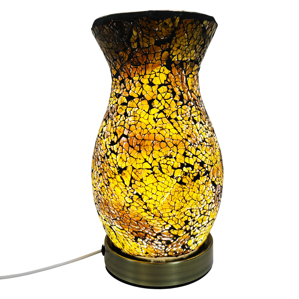 Lampe mosaïque - Ambre