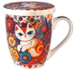 Mug tisanière chat roux - Multico