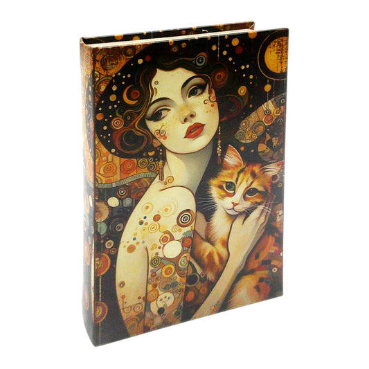 Boite livre Chat et Femme