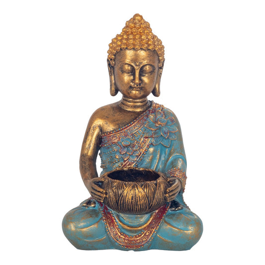 Bouddha - Doré et bleu