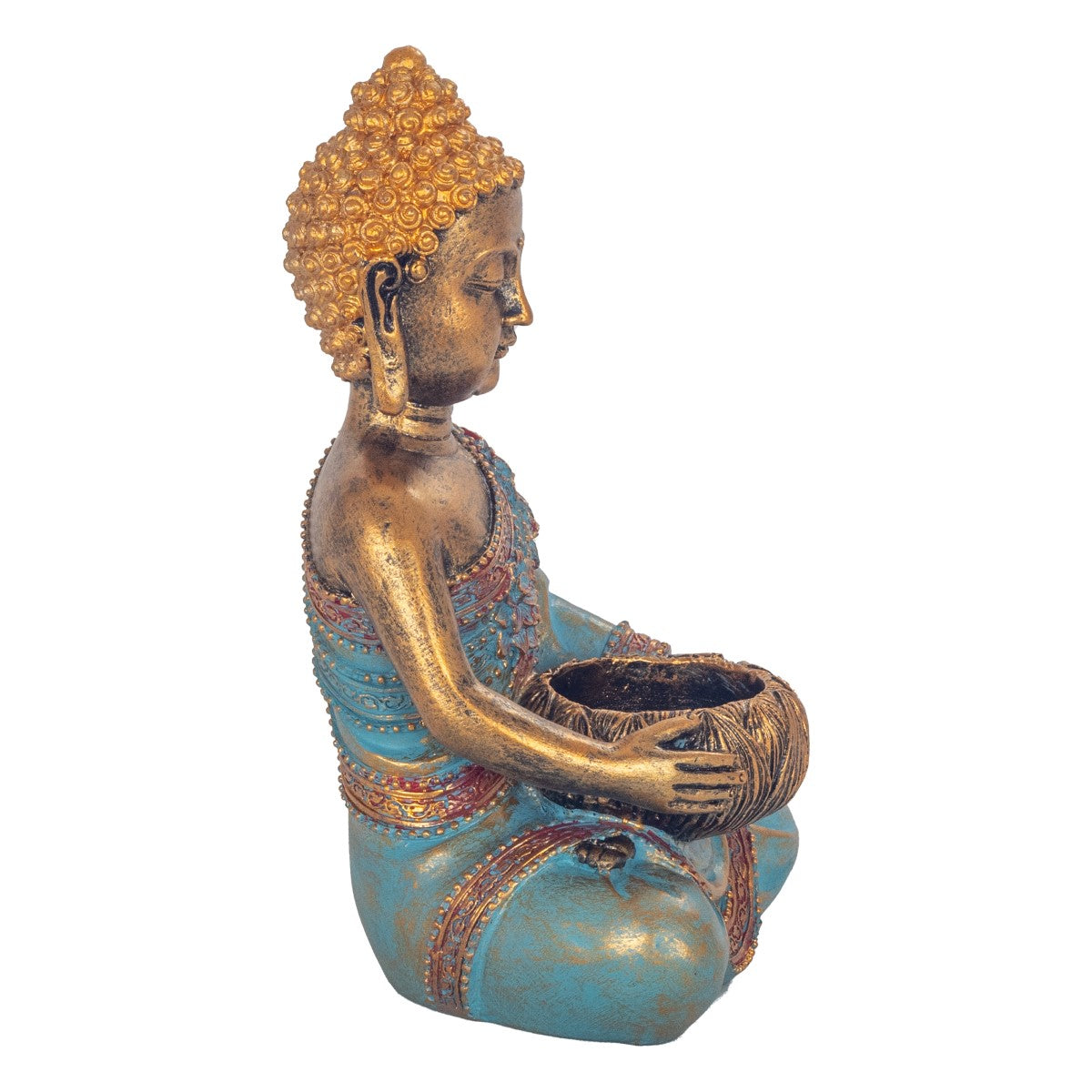 Bouddha - Doré et bleu