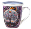 Mug tisanière arbre de vie - Violet