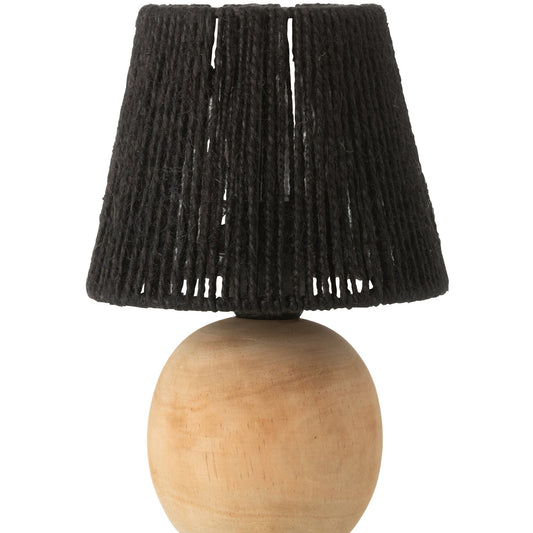 Lampe LED bois metal