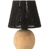 Lampe LED bois metal