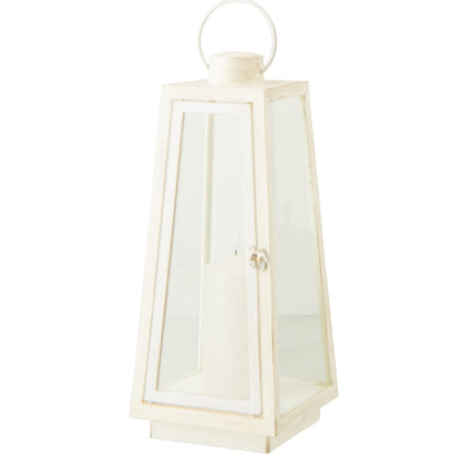 Lanterne bougie led MM - Blanc
