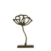 Fleur metal MM - bronze
