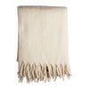 Plaid franges - Beige