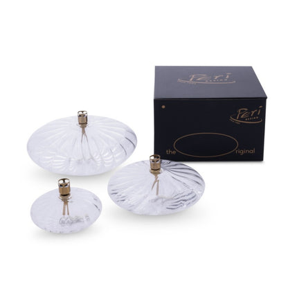 Lampe à huile galet élégant MM - Tranparent