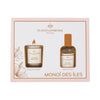 Coffret bougie végétale et spray d'ambiance - Monoi