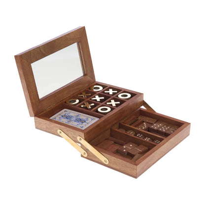 Boite de jeux en bois