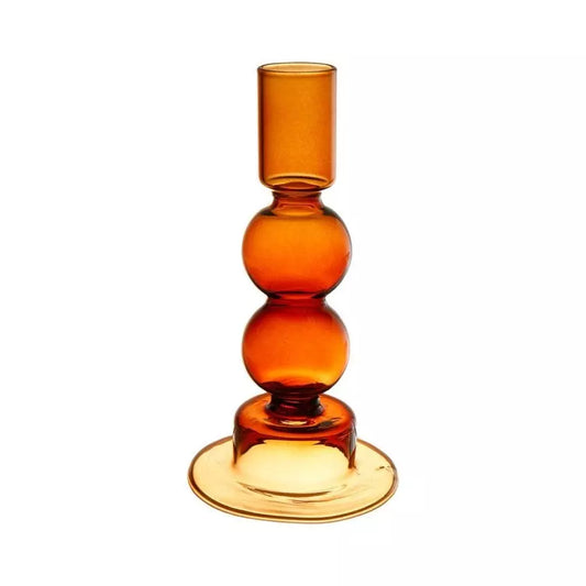 Bougeoir boule PM - Ambre