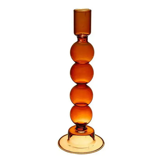 Bougeoir boule GM - Ambre