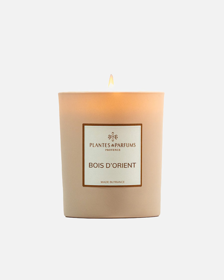 Bougie végétale bois d'orient 180gr