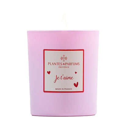 Bougie végetale "je t'aime" 180gr