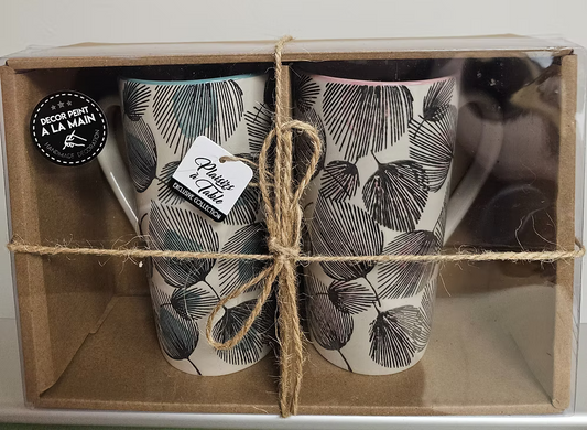 Coffret 2 mugs  XL Keila