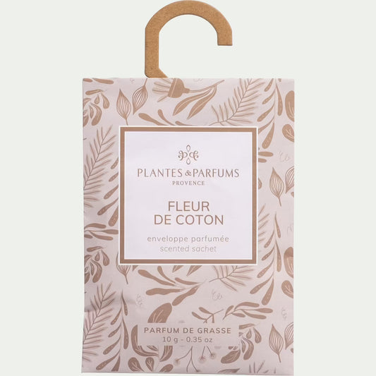 Enveloppe parfumee fleur de coton
