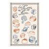 Torchon Les fromages de France - Ecru