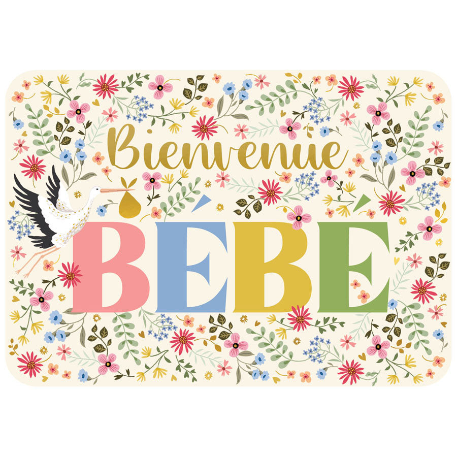 Carte postale - Bienvenue bébé