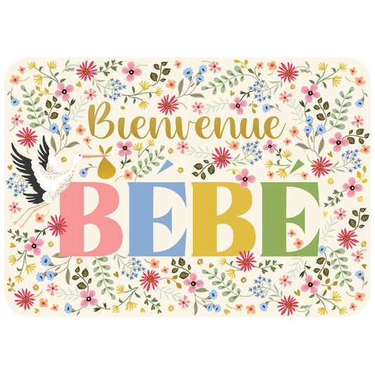 Carte postale - Bienvenue bébé
