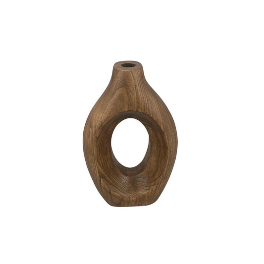 Vase déco allongé - bois