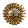 Miroir soleil convexe - Doré