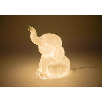 Lampe éléphant - Blanc