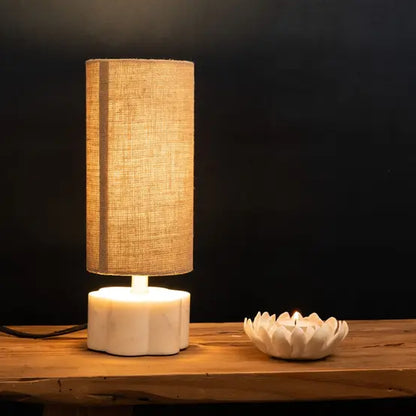 Lampe base en marbre