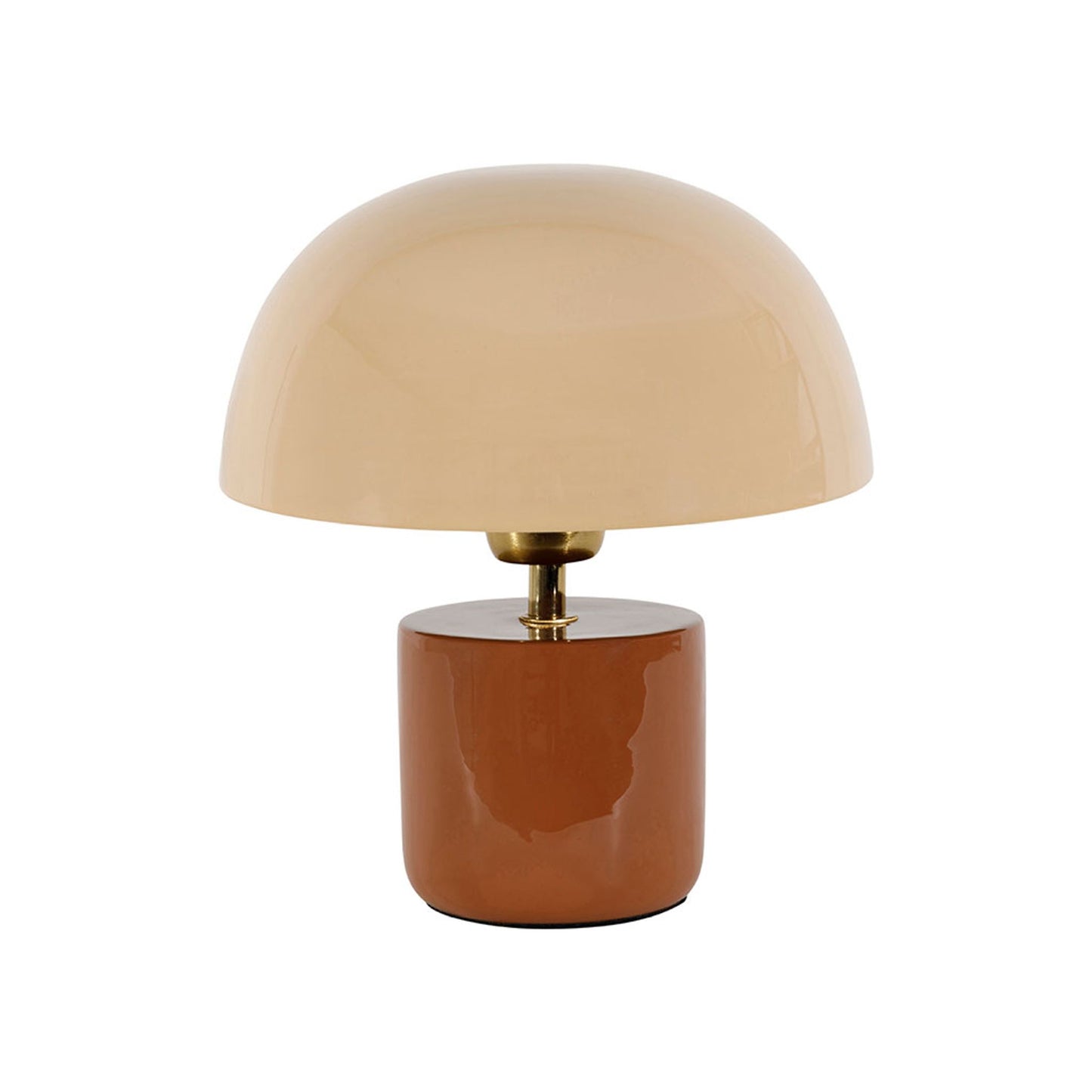 Lampe champignon - Terracotta beige bloom