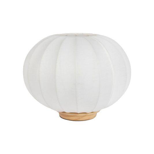 Lampe en sapin et coton écru