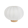 Lampe en sapin et coton écru