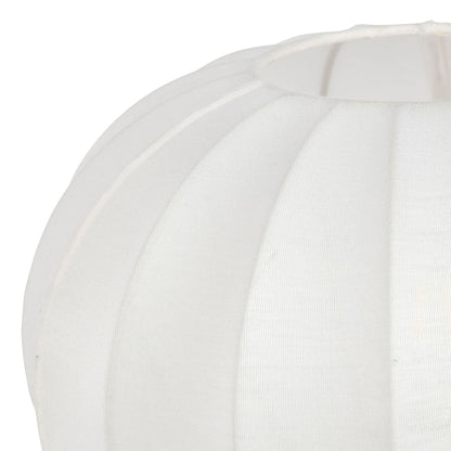 Lampe en sapin et coton écru