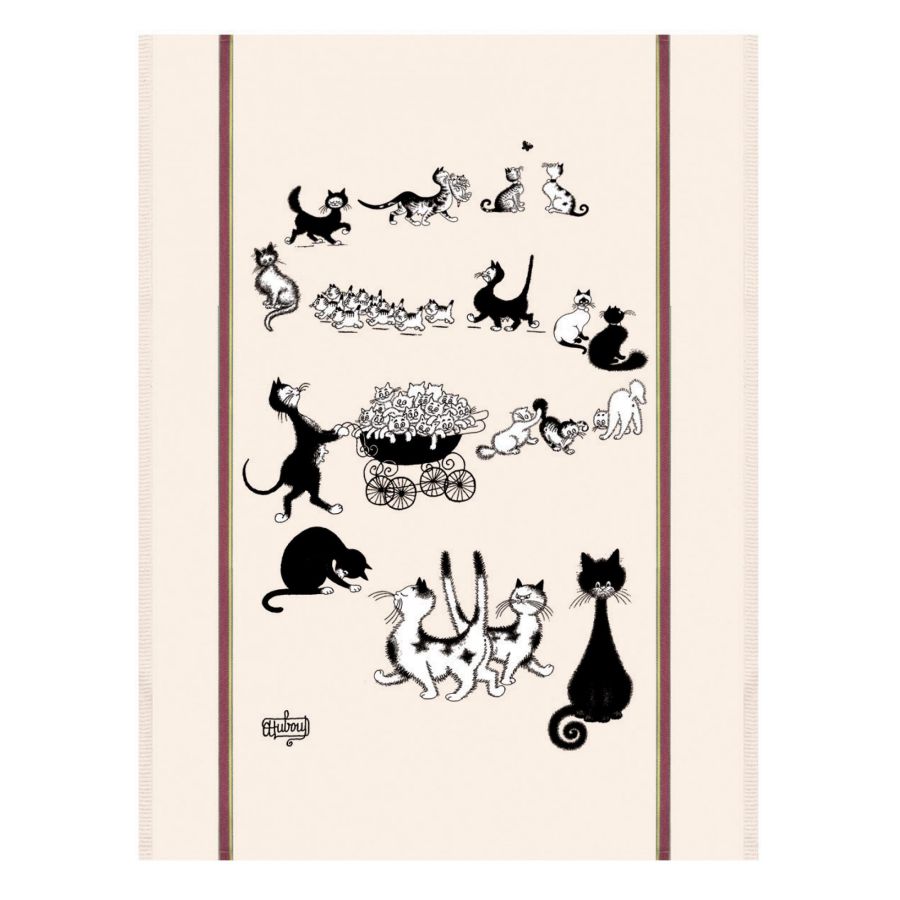 Torchon multi chats - Ecru