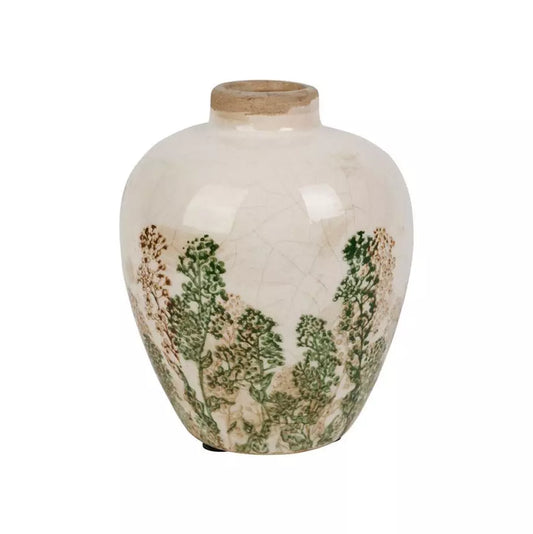 Mini vase - crème vert