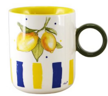 Mug Citron - Jaune et bleu