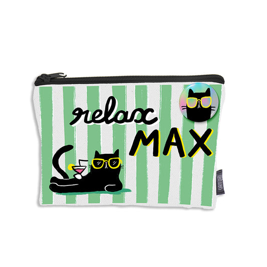 Pochette Relax Max - Vert et blanc