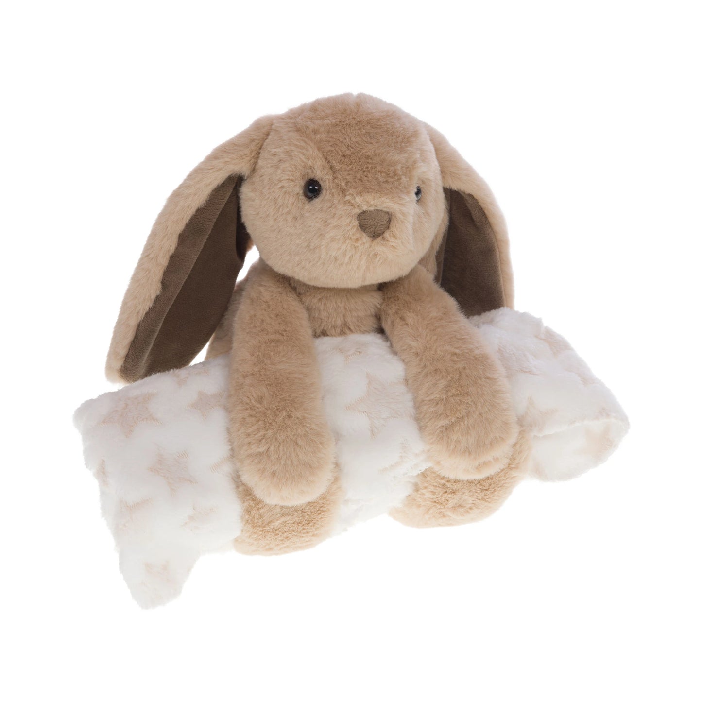 Peluche lapin et plaid