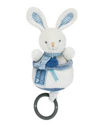 Peluche musicale bleue