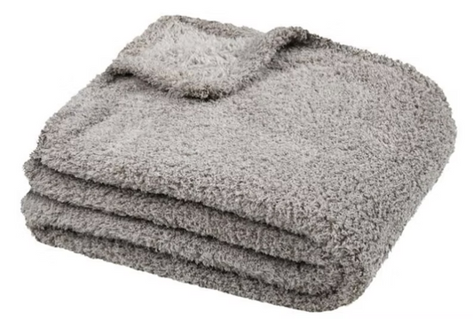 Plaid polyestere naturel GM