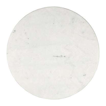 Plateau en marbre blanc