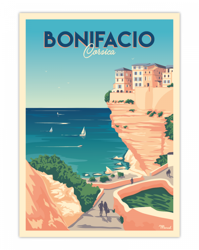 Poster vintage bonifacio