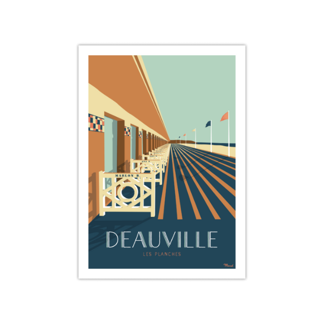 Poster vintage deauville