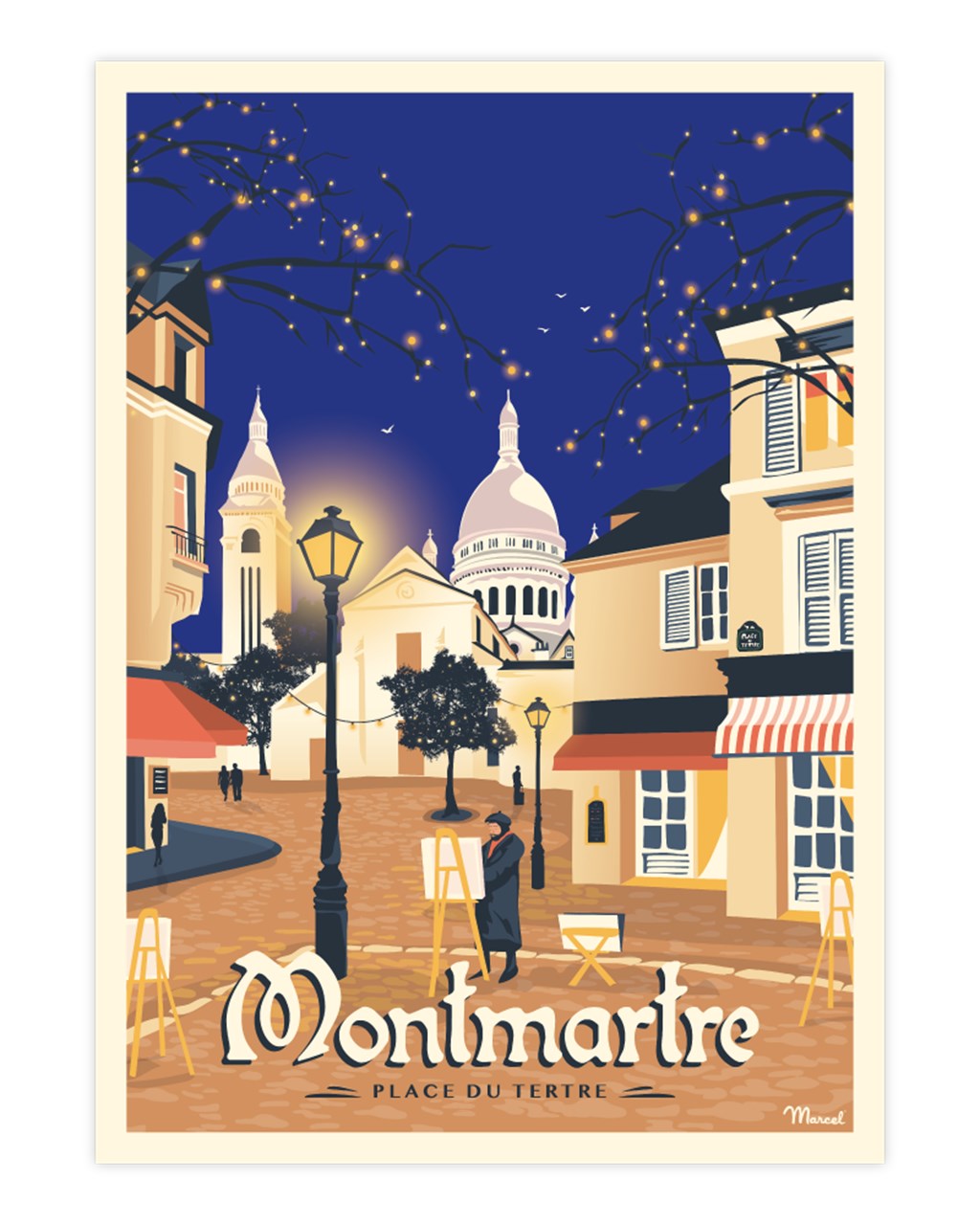 Poster vintage montmartre