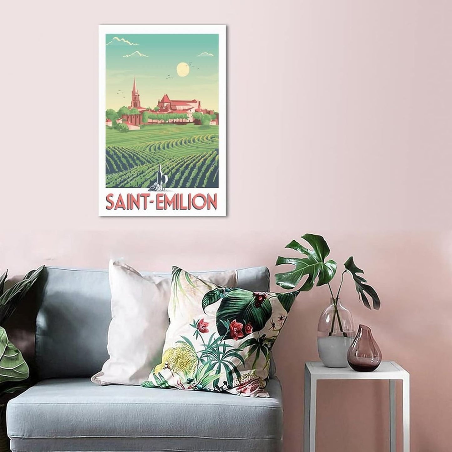 Poster vintage saint-emilion