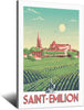 Poster vintage saint-emilion