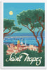 Poster vintage saint-tropez